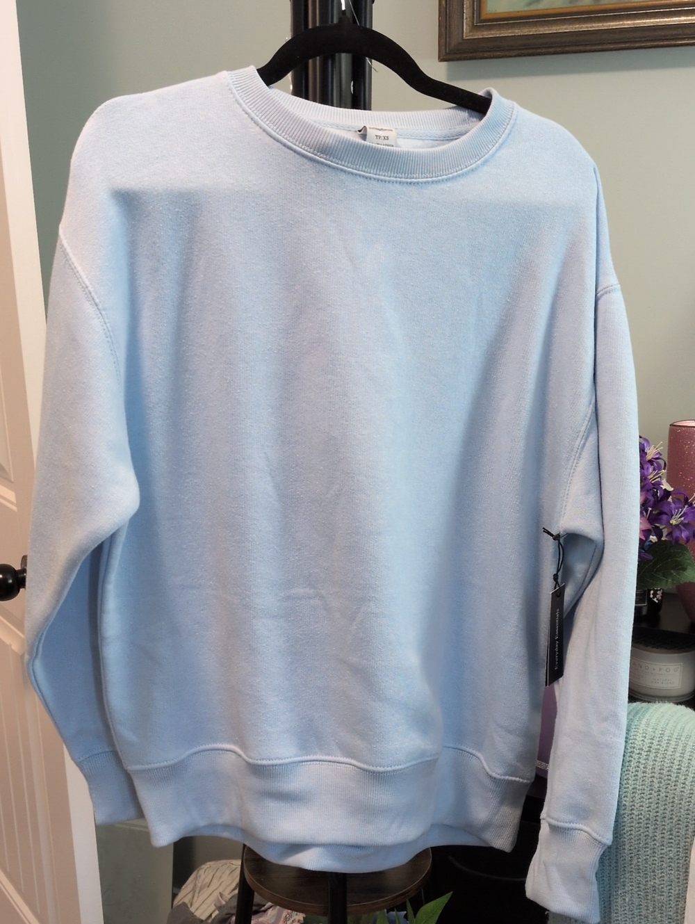 Essentials Light Blue Crewneck Sweatshirt